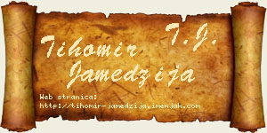Tihomir Jamedžija vizit kartica